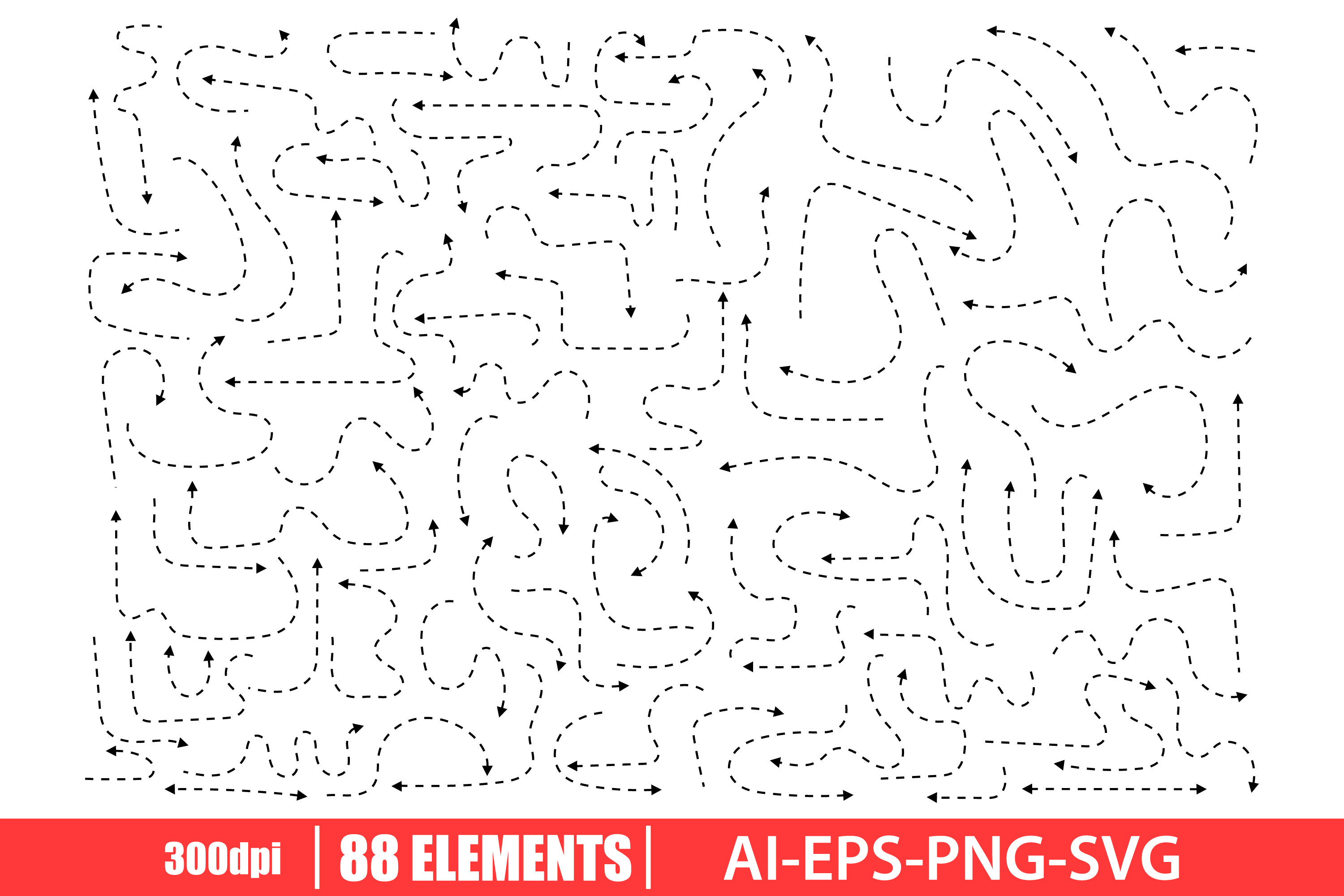 Hand Drawn Arrows Clipart Graphic by Emil Timplaru Store · Creative Fabrica