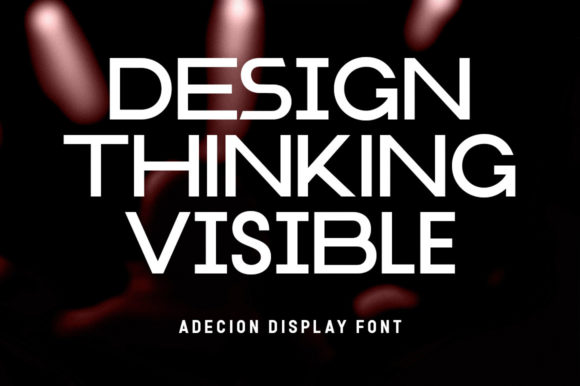 Adecion Font - Preview 1