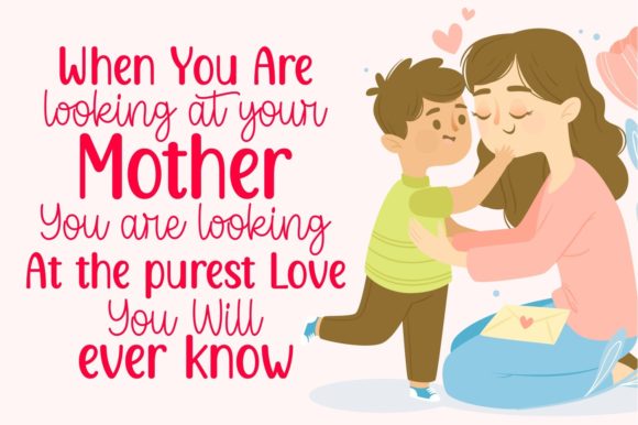 Adorable Mother Font - Preview 1