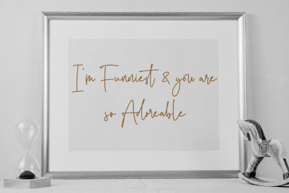 Adore&Funny Font - Preview 2