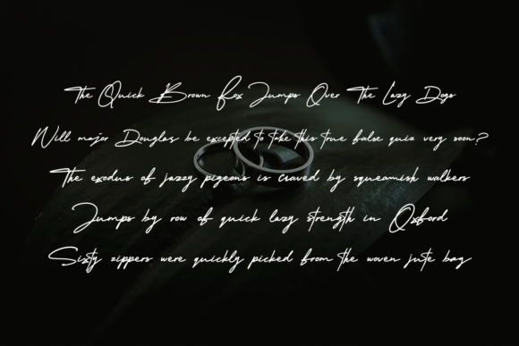 Amerika Signature Font - Preview 2