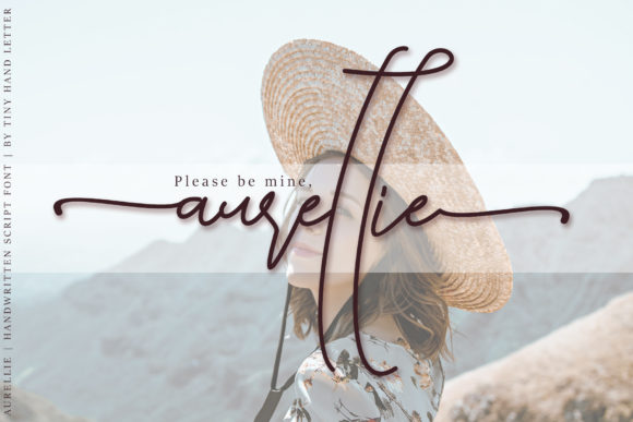 Aurellie Fuentes Caligráficas Fuente Por tinyhandletter