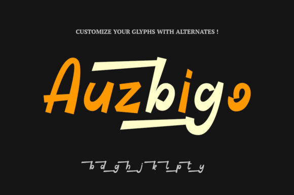 Auzbigo Font - Preview 3