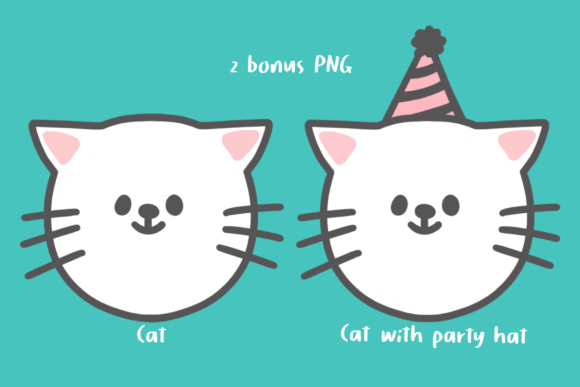 Birthday Cat Font - Preview 2