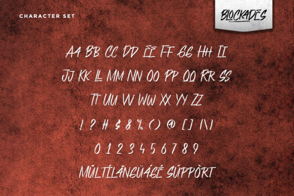 Blockades Font - Preview 2