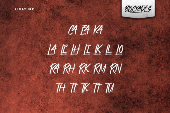Blockades Font - Preview 4