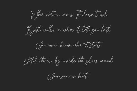 Blowfisher Signature Font - Preview 1
