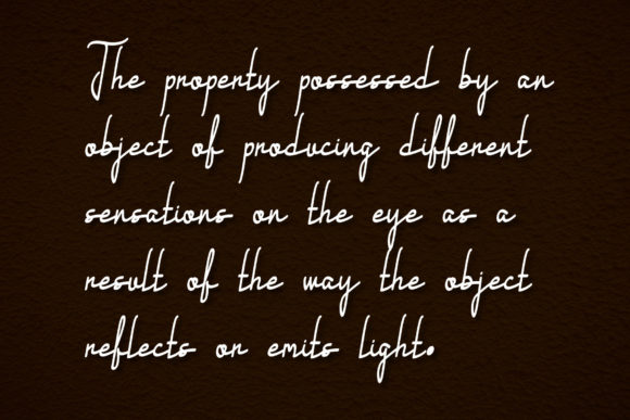 Brown Font - Preview 2