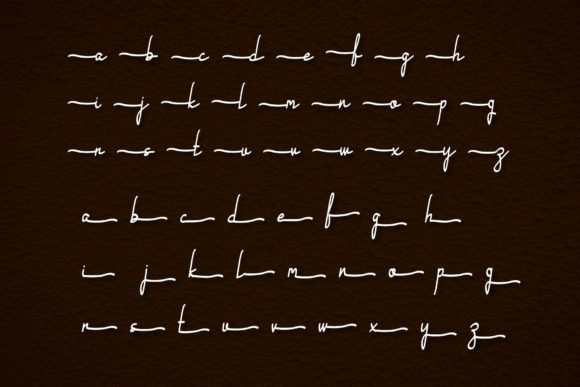 Brown Font - Preview 4