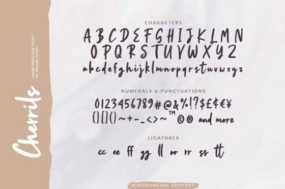 Cherrils Font - Preview 5