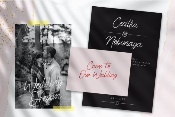 Cinthya Amy Font PNG with transparent background - Preview 4