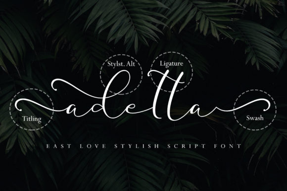 East Love Font PNG with transparent background - Preview 5