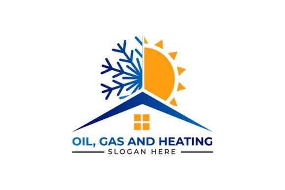 HVAC, Air Condition and Heating Logo
