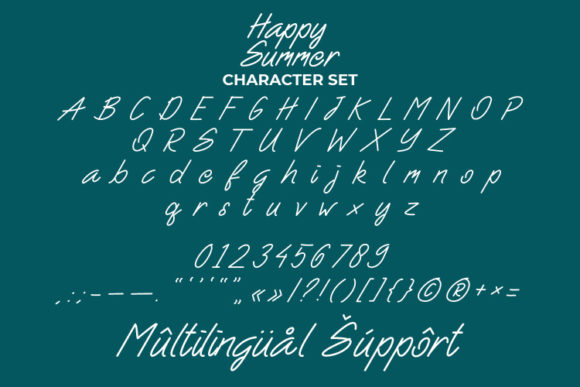 Happy Summer Font - Preview 5