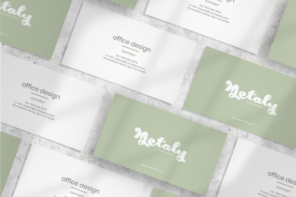 Metaly Font PNG with transparent background - Preview 3