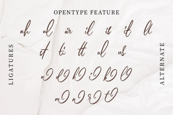 Milea Font PNG with transparent background - Preview 2