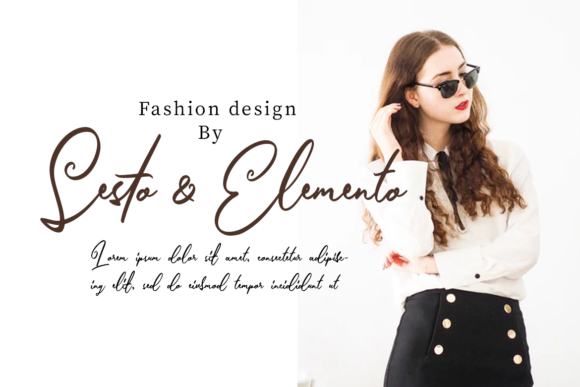 Milea Font PNG with transparent background - Preview 4