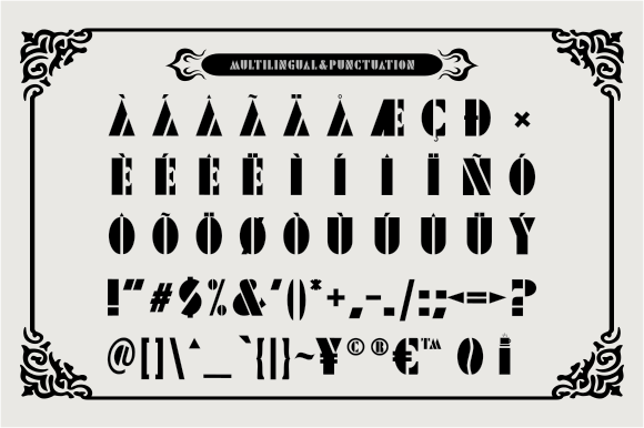 Ngopi Font PNG with transparent background - Preview 5