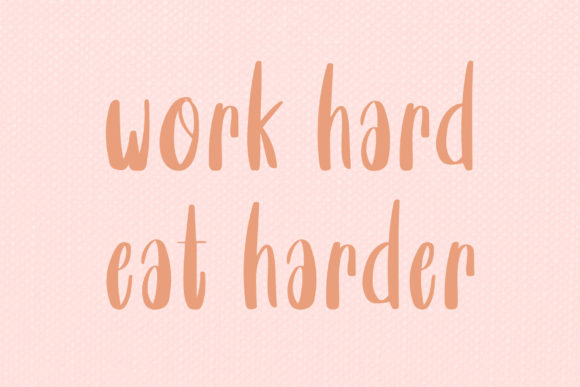 Pink Coral Font PNG with transparent background - Preview 4