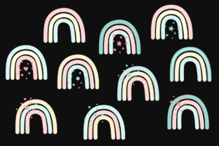 Rainbow Pastel Clipart SVG Bundle Graphic by AS Digitale · Creative Fabrica