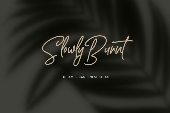Slowly Moment Font PNG with transparent background - Preview 4
