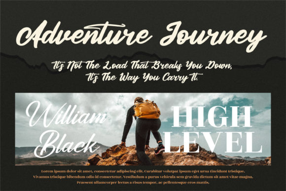 Authentic Calisttera Font - Preview 1