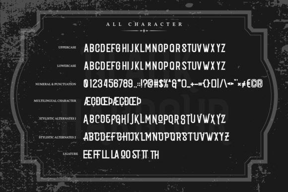 Black Harbour Font - Preview 5