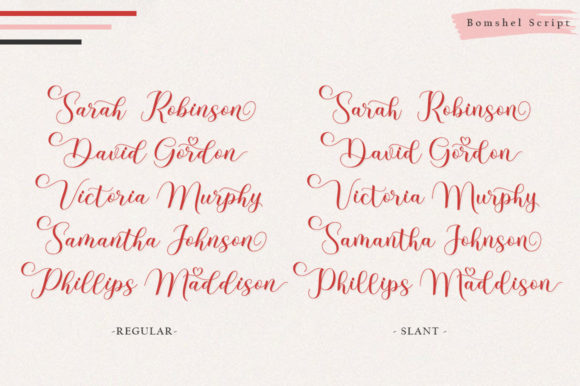 Bomshel Font - Preview 4