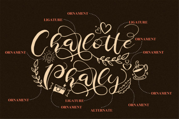 Charlotte Pharly Font - Preview 1