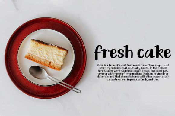 Crunchy Popcorn Font PNG with transparent background - Preview 4