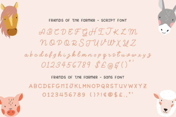 Friends of the Farmer Font - Preview 5