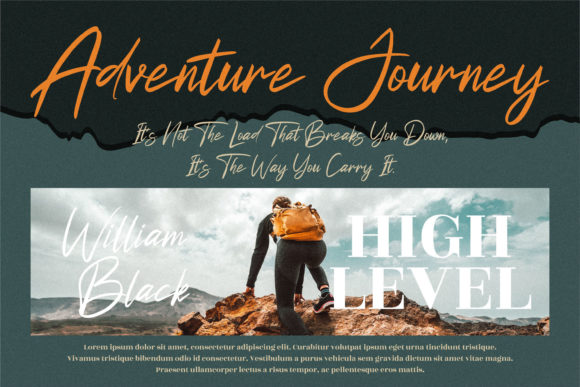 Futuristic Signature Font PNG with transparent background - Preview 1