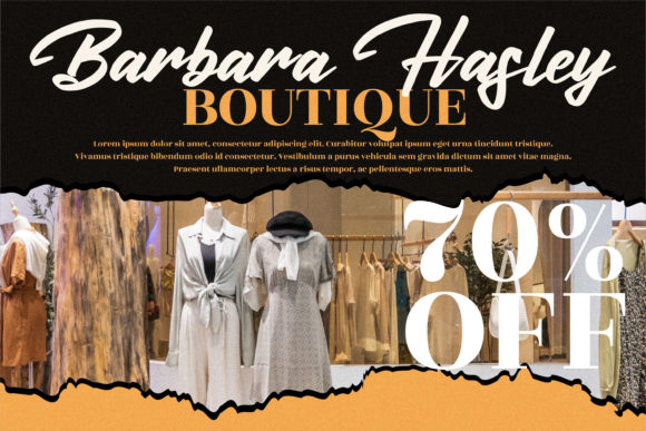 Huttan Cerote Font PNG with transparent background - Preview 3