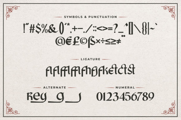 King Castle Font PNG with transparent background - Preview 2