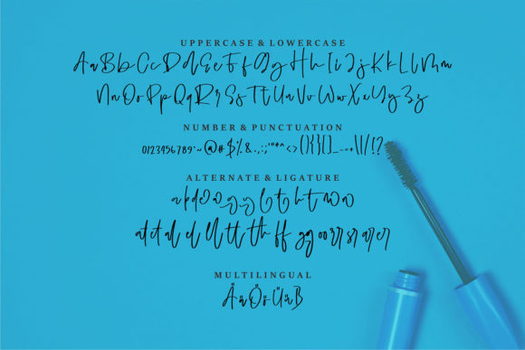 Meltany Font PNG with transparent background - Preview 5