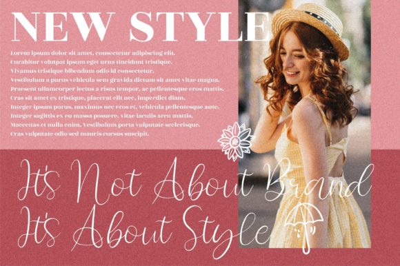 Rossie Bella Font PNG with transparent background - Preview 2