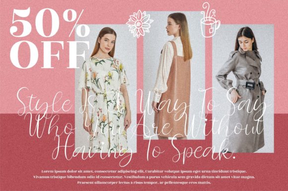 Rossie Bella Font PNG with transparent background - Preview 3