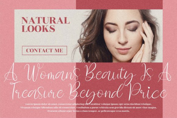 Rossie Bella Font PNG with transparent background - Preview 4