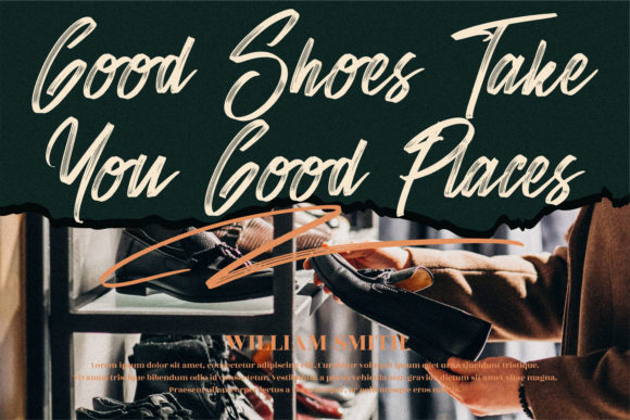 Sandershon Font PNG with transparent background - Preview 1