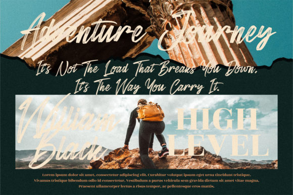 Sandershon Font PNG with transparent background - Preview 6
