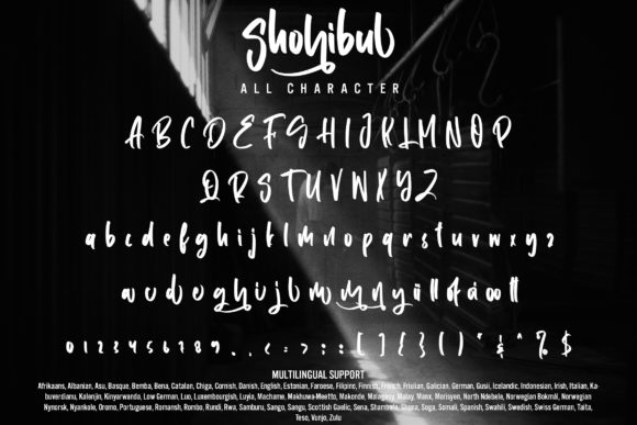 Shohibul Font PNG with transparent background - Preview 6