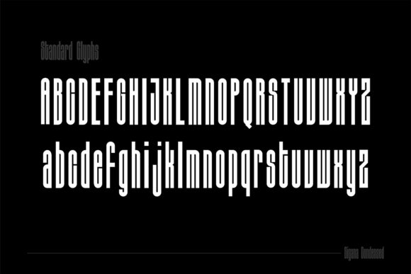 Sigana Font PNG with transparent background - Preview 2