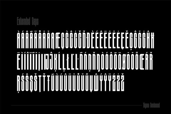 Sigana Font PNG with transparent background - Preview 3