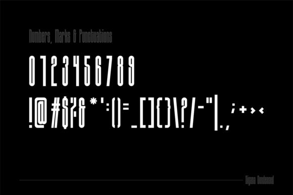 Sigana Font PNG with transparent background - Preview 5