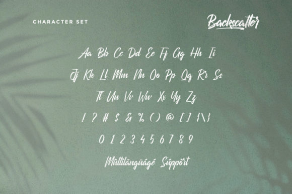 Backscatter Font - Preview 3