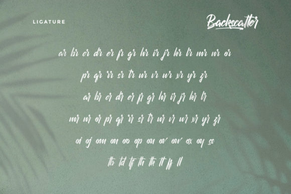 Backscatter Font - Preview 5