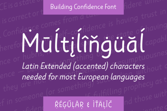 Building Confidence Font - Preview 3