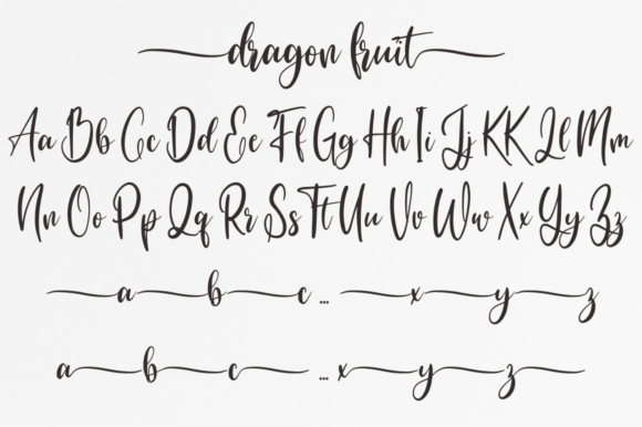 Dragon Fruit Font - Preview 6