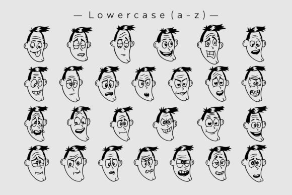 Face Expression Font - Preview 2
