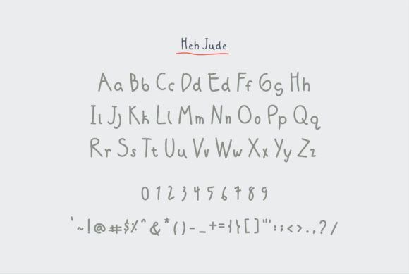 Heh Jude Font - Preview 5
